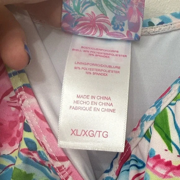 Stella Parker Ruffle Floral Print One Piece Swimsuit - Picture 15 of 15